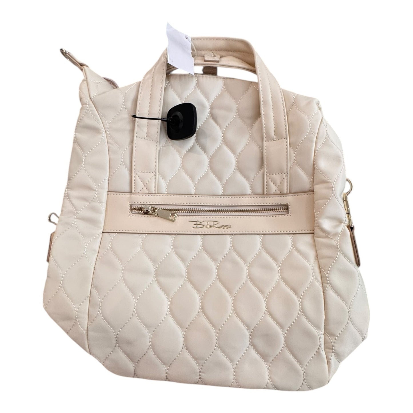 Backpack By BELLA RUSSO In Cream, Size:Medium