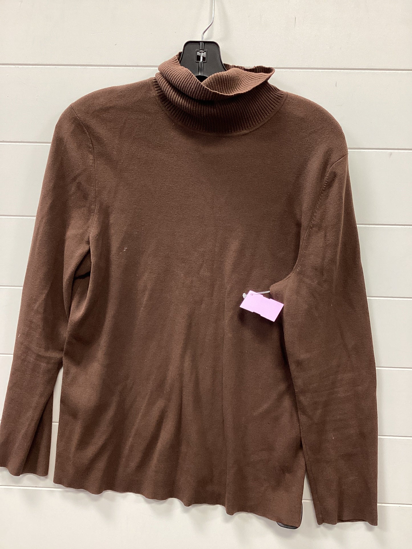 Top Ls By Anne Klein In Brown, Size:L
