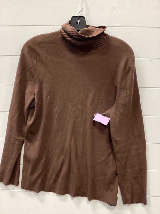 Top Ls By Anne Klein In Brown, Size:L