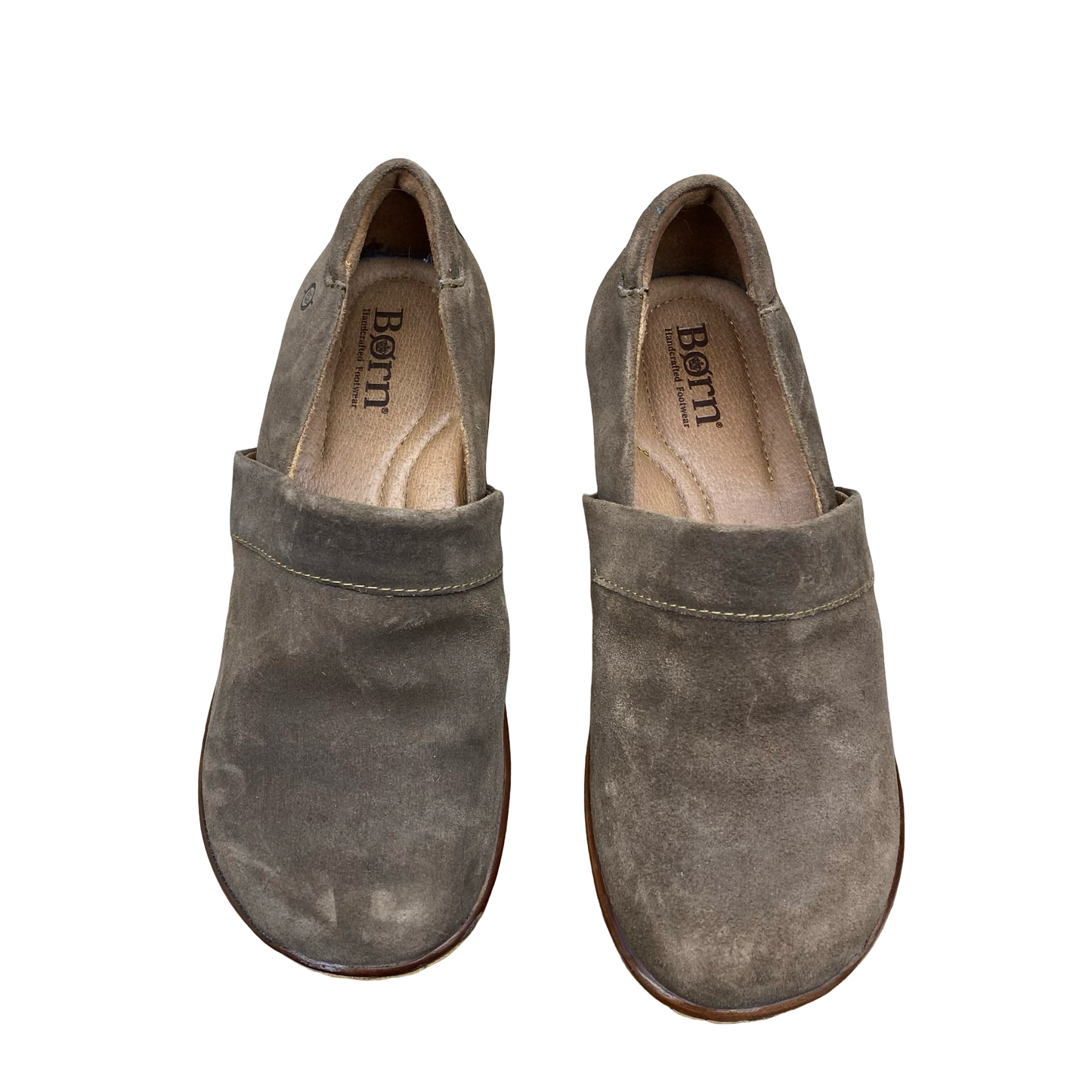 Shoes Heels Wedge By Born In Brown, Size:8.5