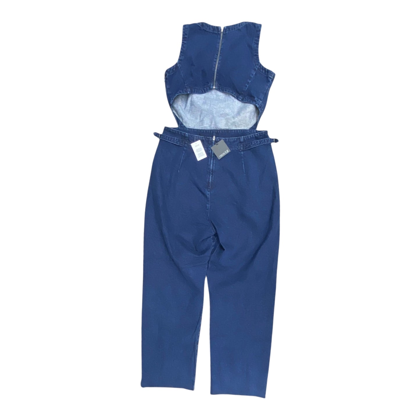 Jumpsuit By Asos In Blue Denim, Size:14L