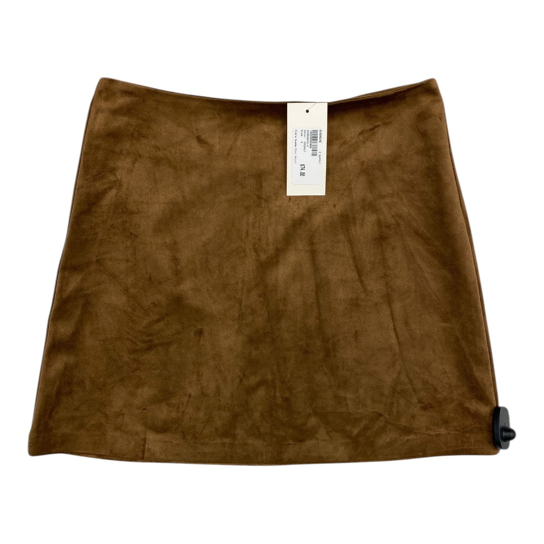 Skirt Mini & Short By Z Supply In Brown, Size:S