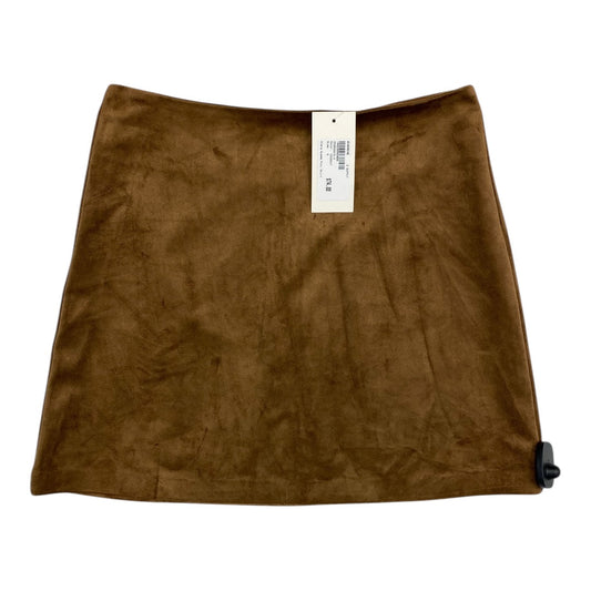 Skirt Mini & Short By Z Supply In Brown, Size:S