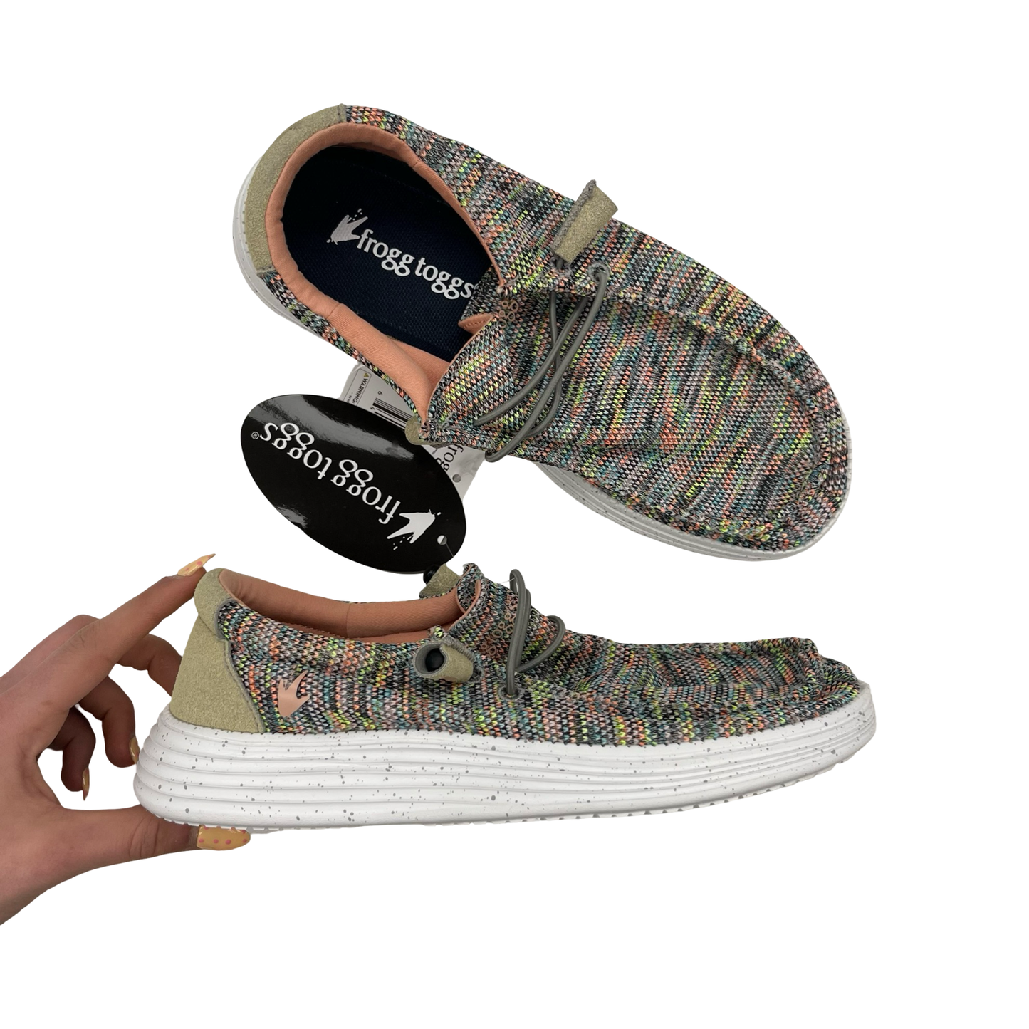 Shoes Flats By Clothes Mentor In Multi, Size:7