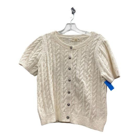 Sweater By Lucky Brand In Cream, Size:L