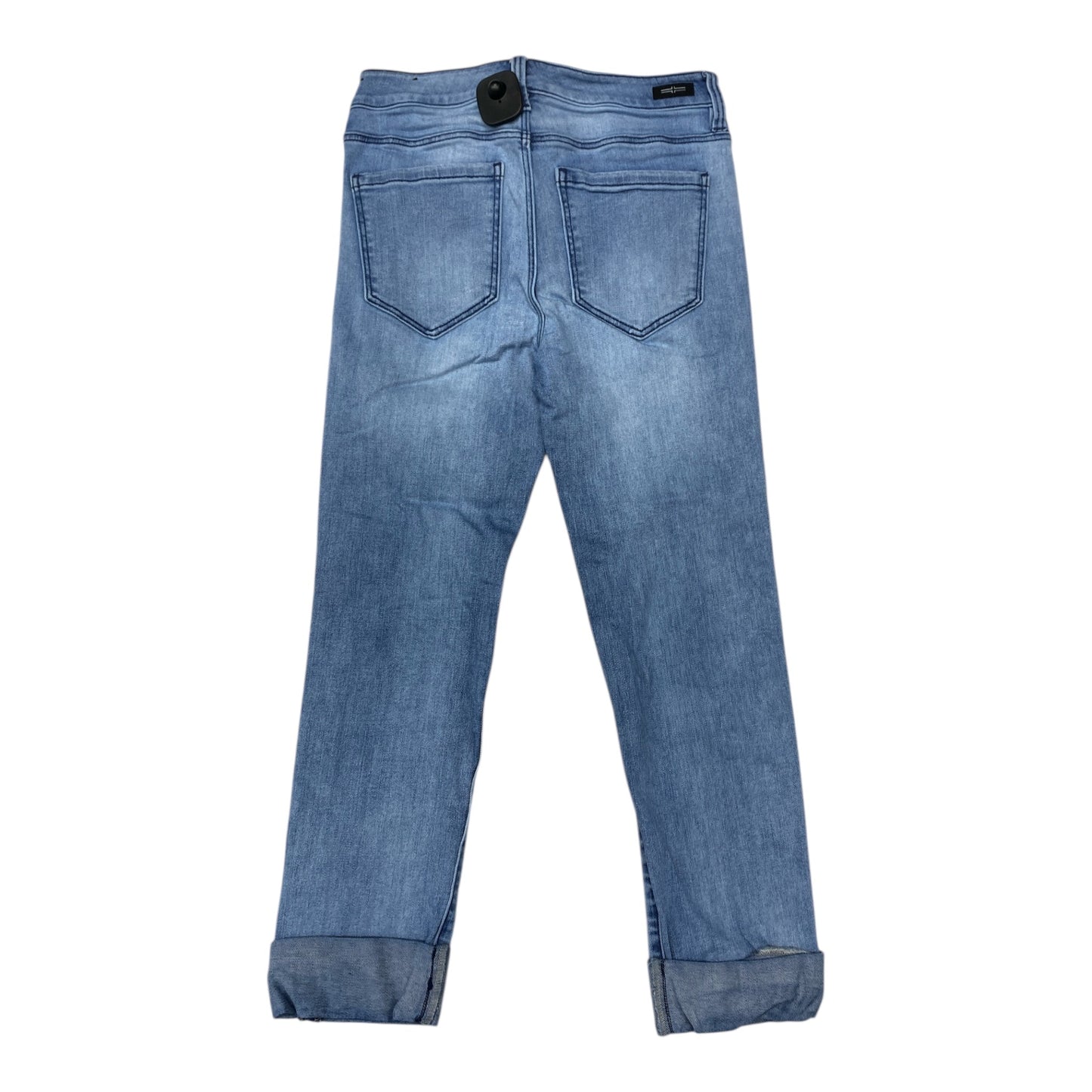 Jeans Cropped By Liverpool In Blue Denim, Size:2