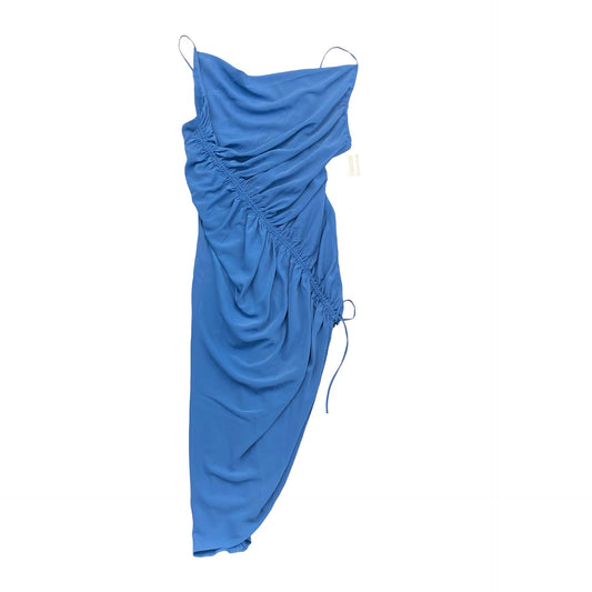 Dress Casual Midi By Abercrombie And Fitch In Blue, Size:L