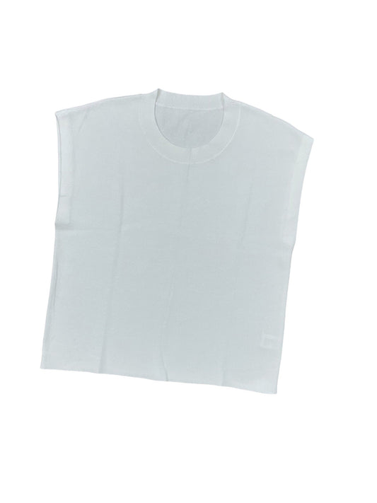 Sweater Ss By Clothes Mentor In White, Size:M