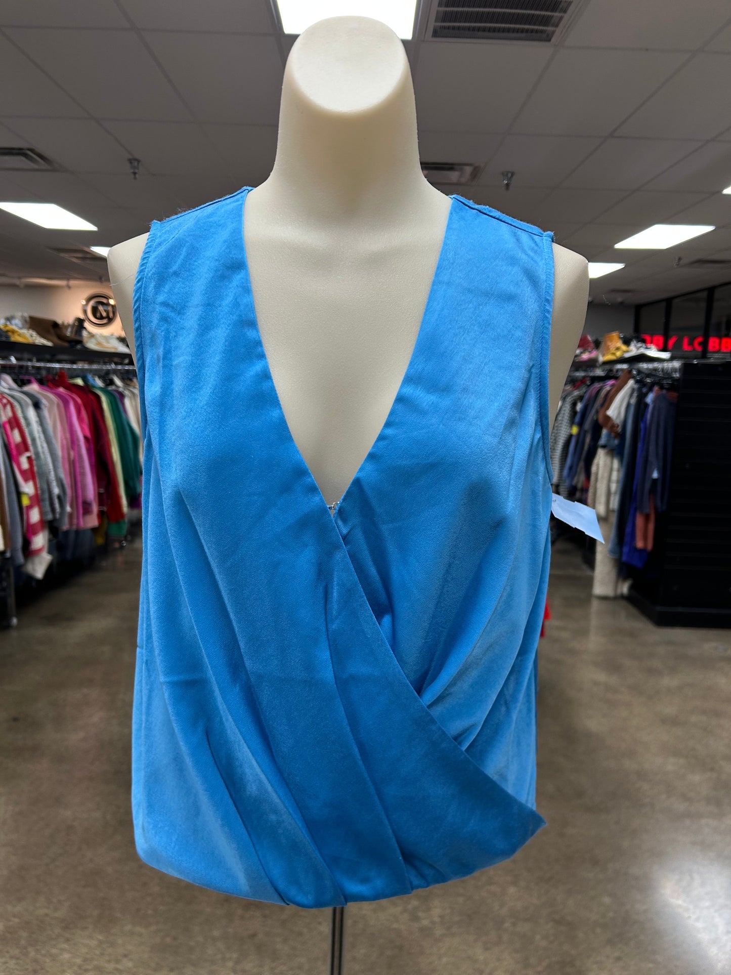 Top Sleeveless By Greylin In Blue, Size:Xs