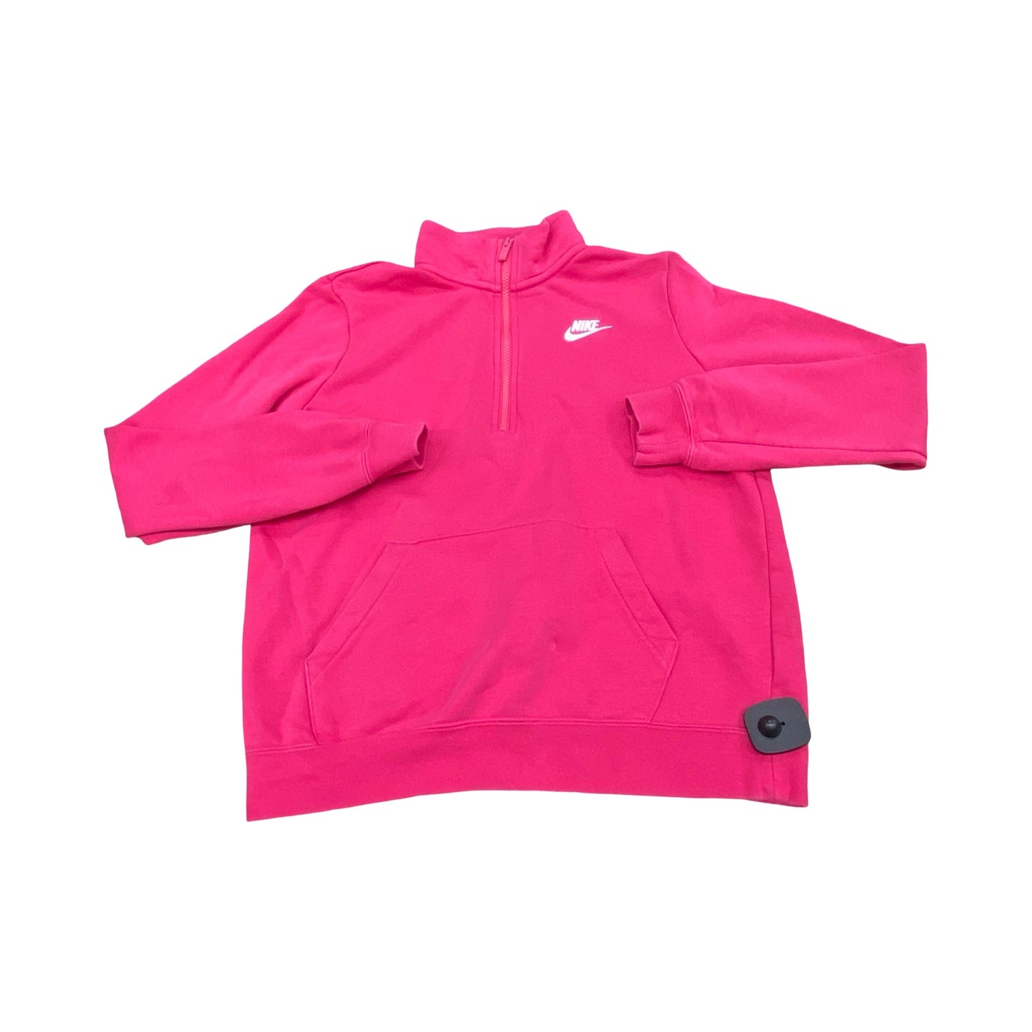 Athletic Top Ls Crewneck By Nike In Pink, Size:S