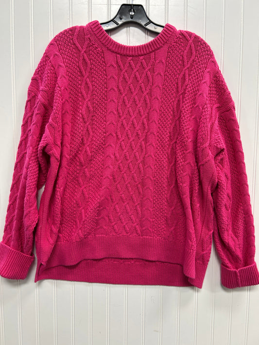 Sweater By J. Crew In Pink, Size:Xl