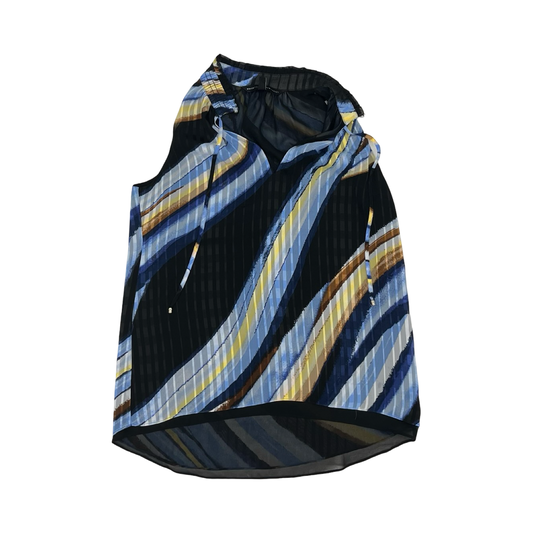 Blouse Sleeveless By White House Black Market In Black & Blue, Size:Xs