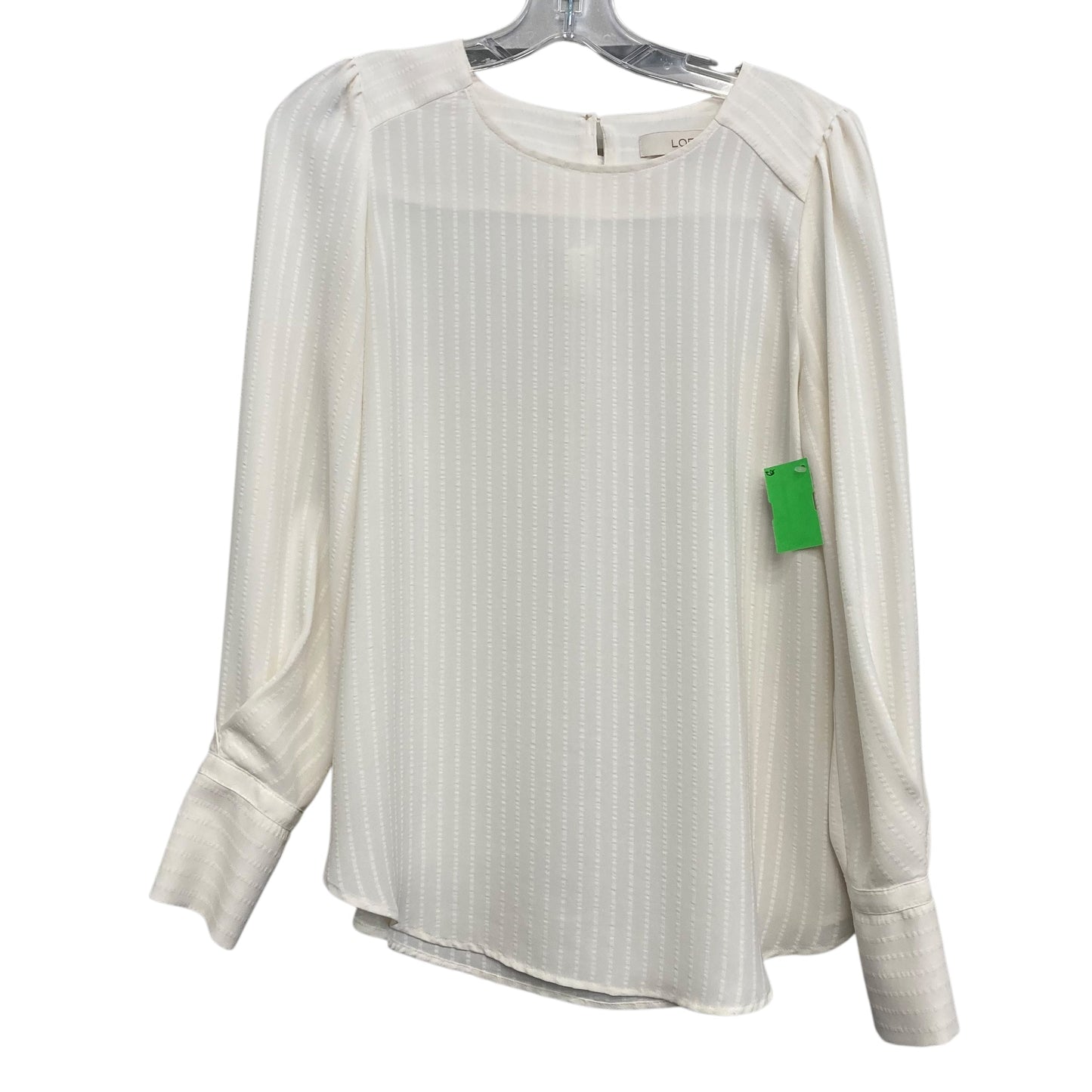 Top Ls By Loft In Cream, Size:S