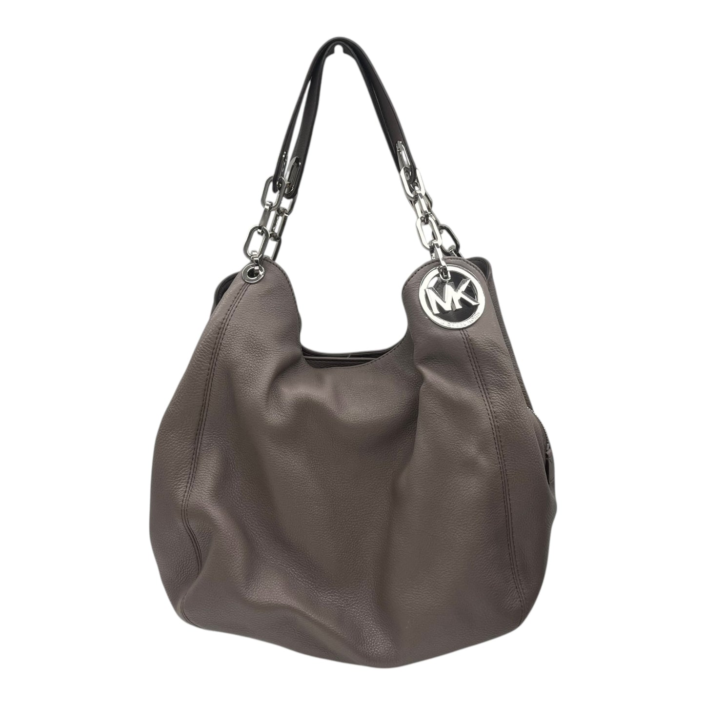 Handbag Designer By Michael Kors In Taupe, Size:Large