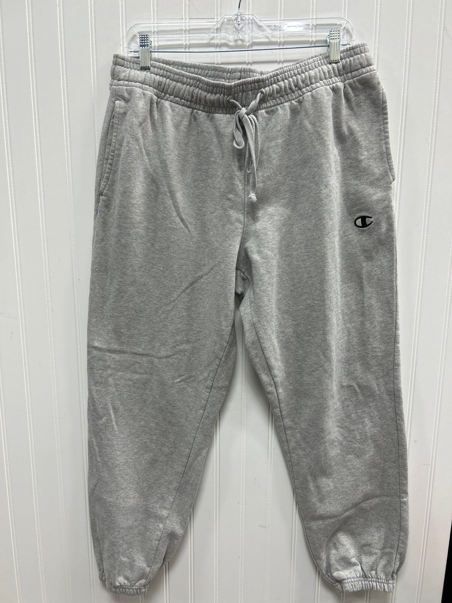Athletic Pants By Champion In Grey, Size:L