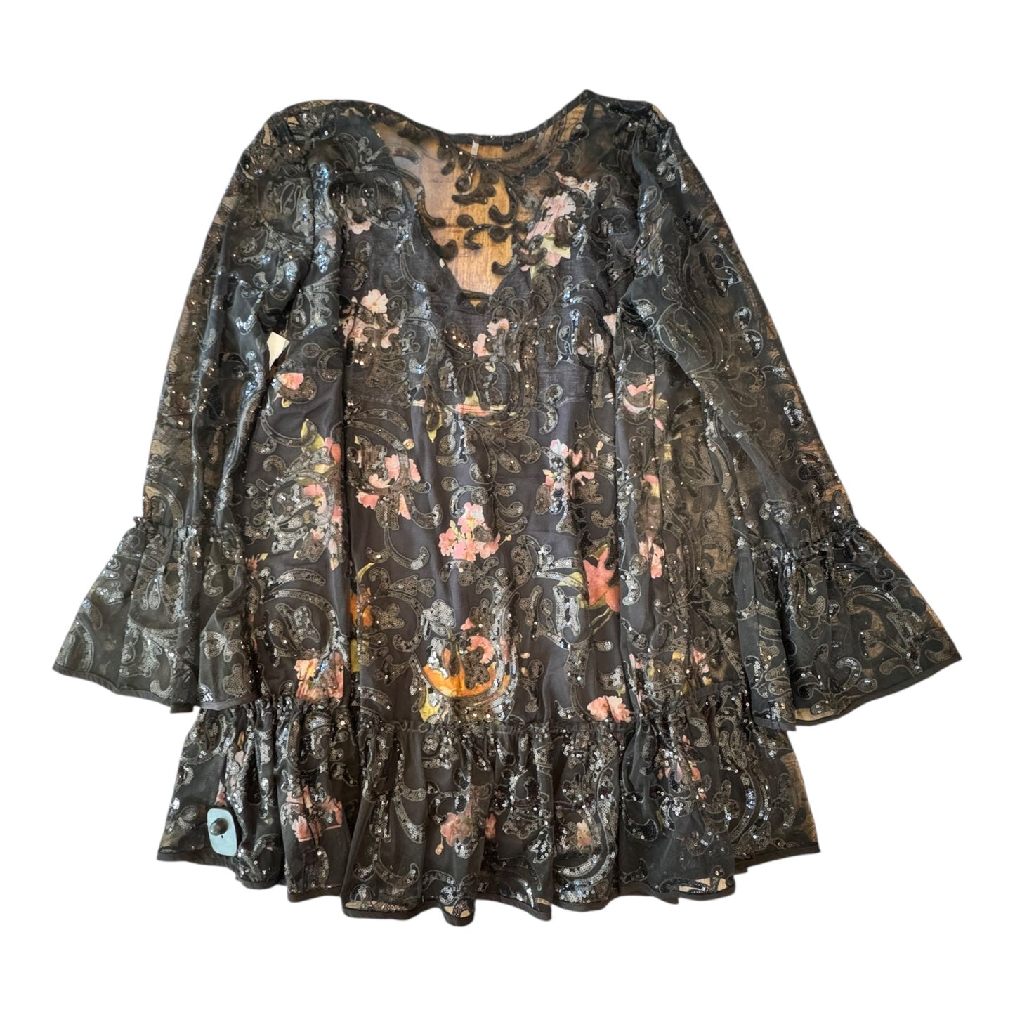 Tunic Ls By Free People In Black, Size:M