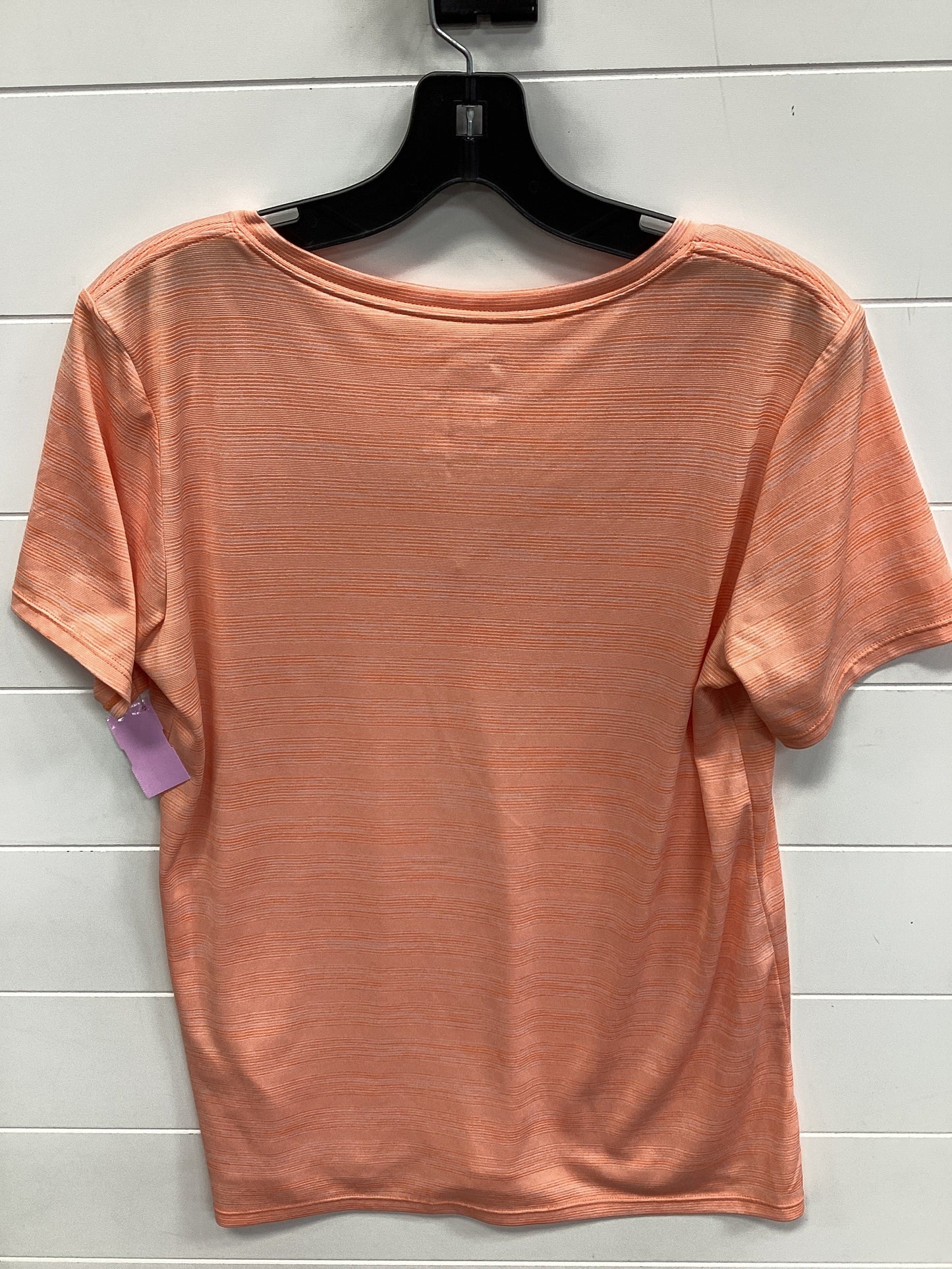 Athletic Top Ss By Nike Apparel In Orange, Size:L