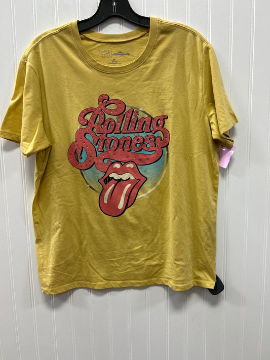 Top Ss By Time And Tru In Yellow, Size:M