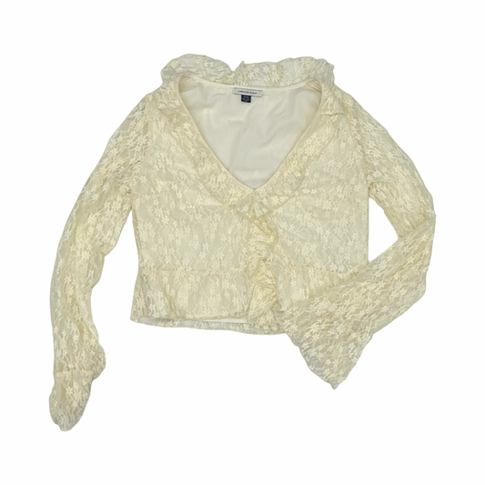 Top Ls By American Eagle In Cream, Size:S