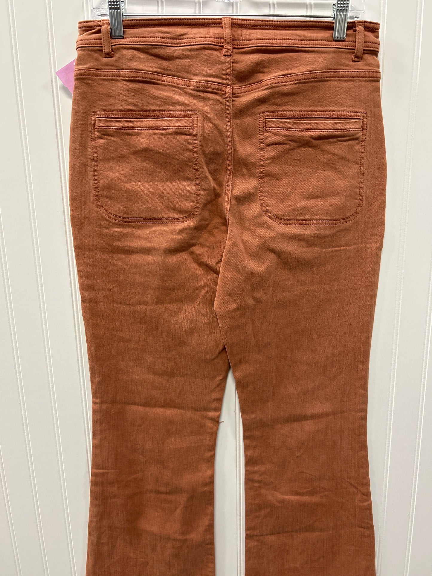 Jeans Boot Cut By Knox Rose In Orange Denim, Size:10