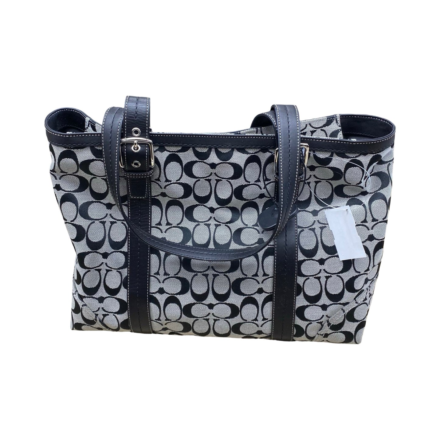 Handbag Designer By Coach In Black, Size:Medium
