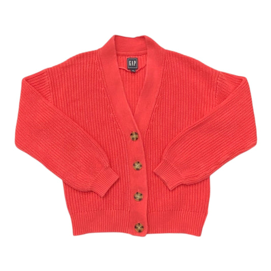 Sweater Cardigan By Gap In Pink, Size:S