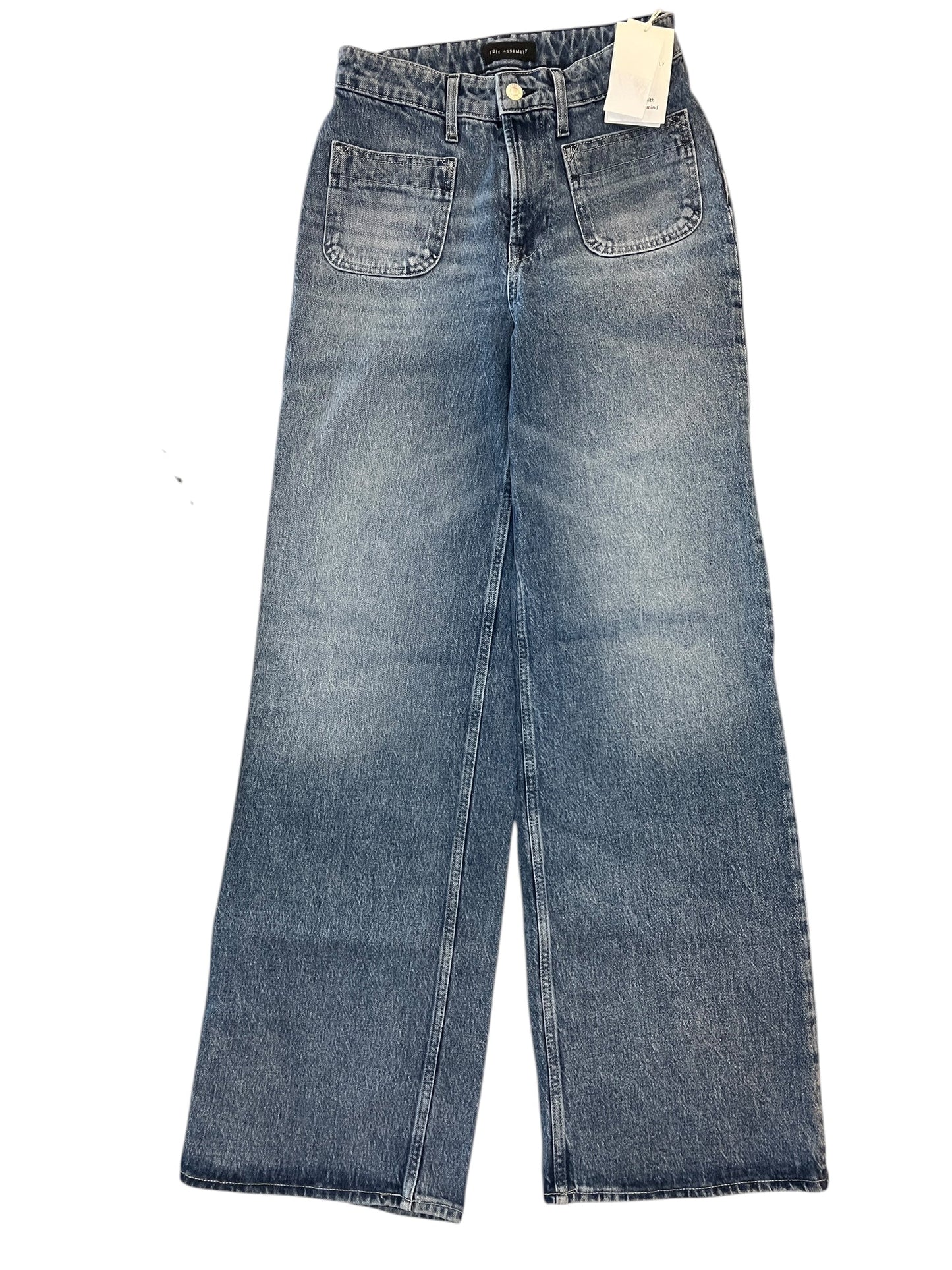 Jeans Wide Leg By Free Assembly In Blue Denim, Size:2
