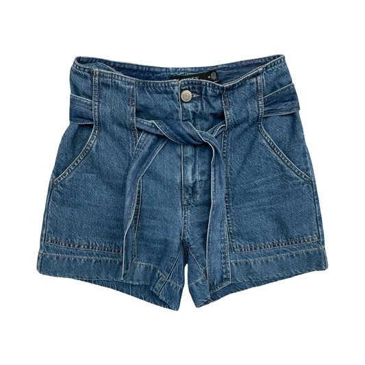 Shorts By Lauren By Ralph Lauren In Blue Denim, Size:0