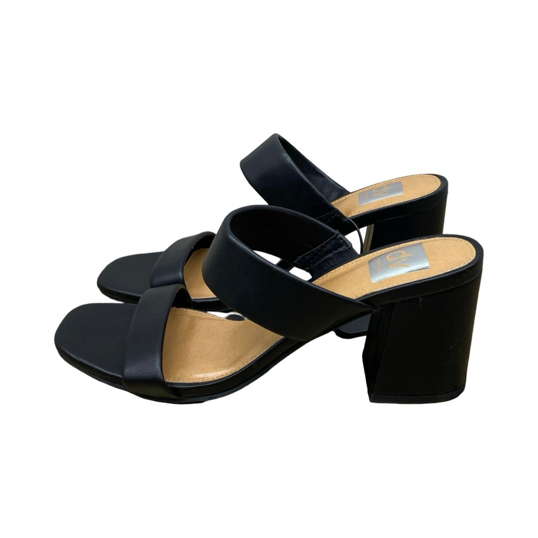Sandals Heels Block By Dolce Vita In Black, Size:8