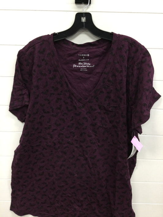 Top Ss By Torrid In Purple, Size:3X