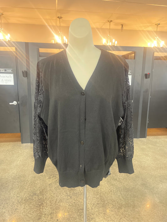 Sweater Cardigan By Grace Karin In Black, Size:Xl