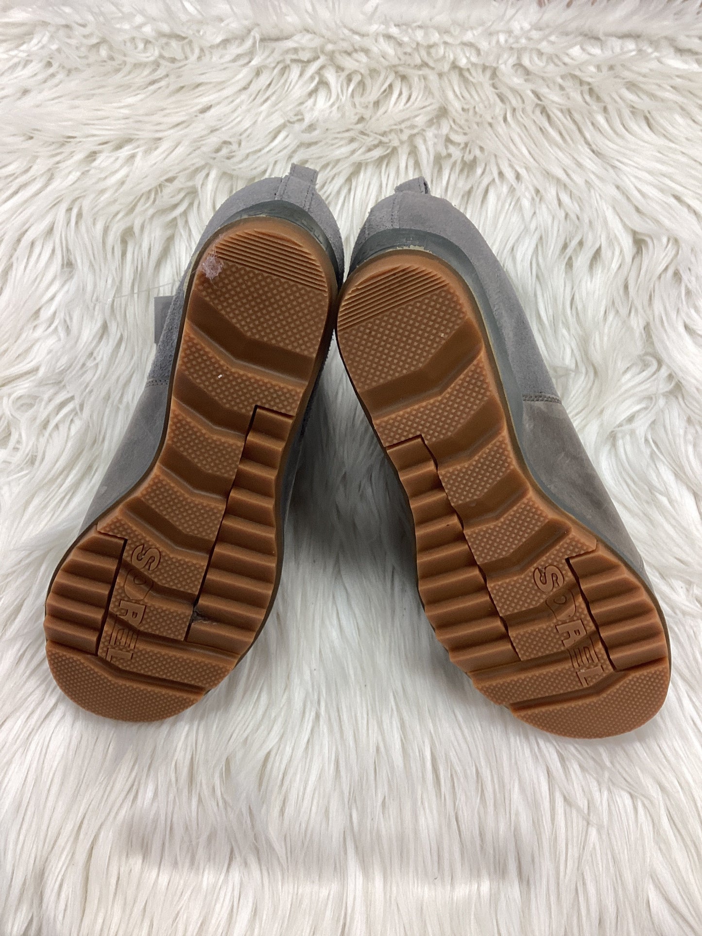 Boots Ankle Flats By Sorel In Grey, Size:9