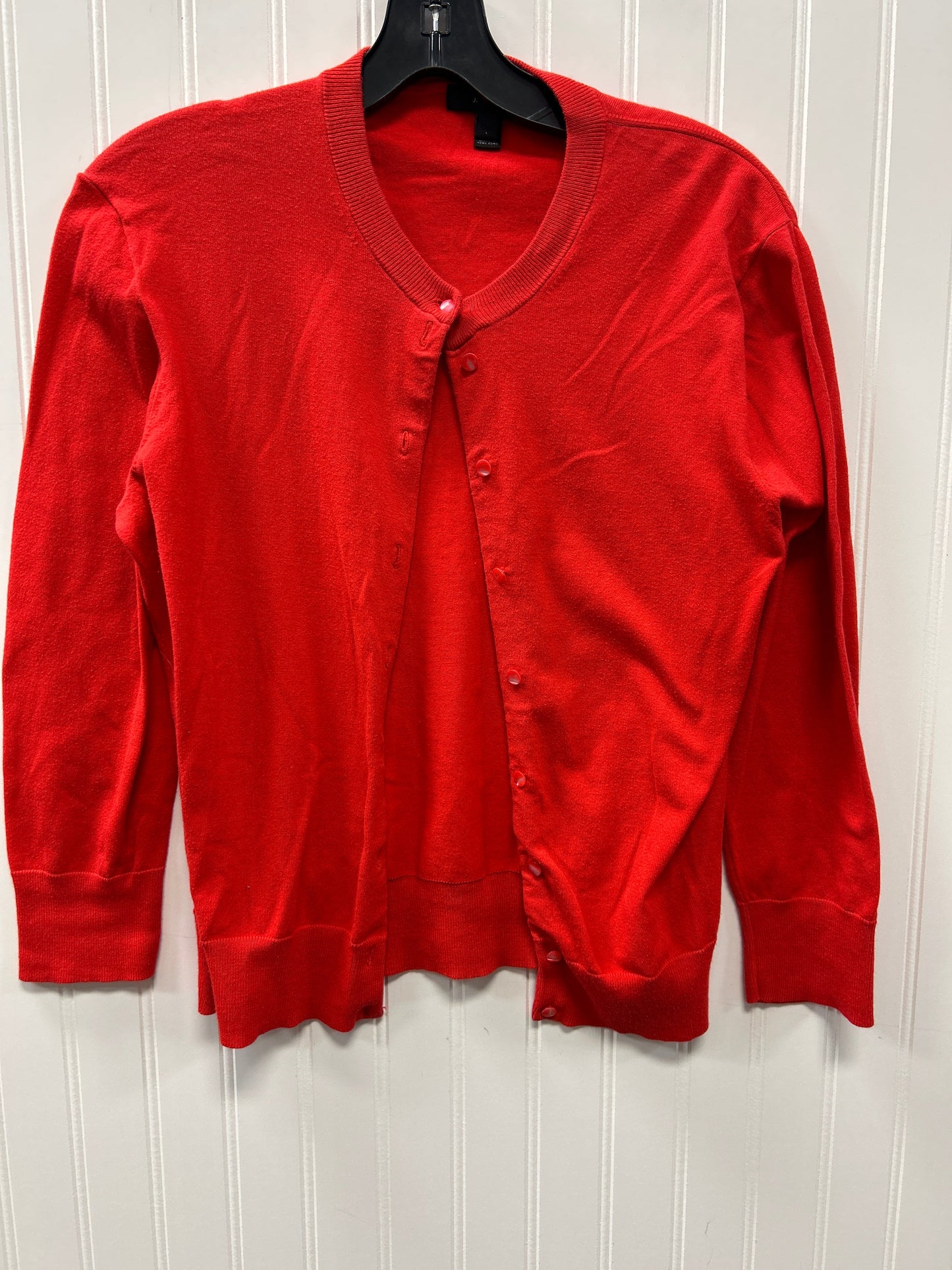 Top Ls By J. Crew In Red, Size:L