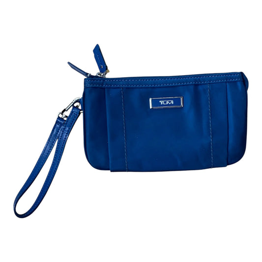 Wristlet Designer By Tumi In Blue, Size:Small