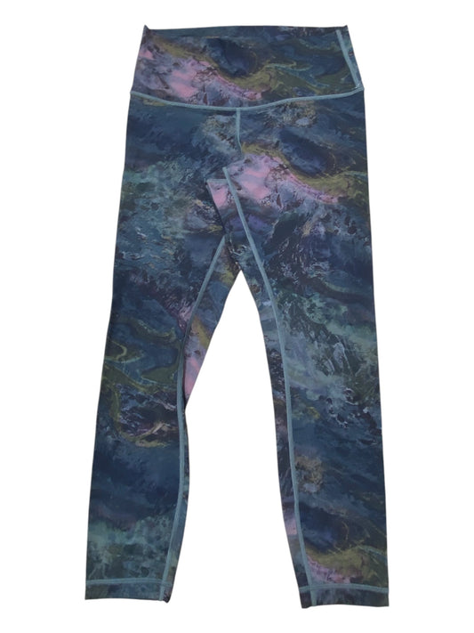 Athletic Leggings By Lululemon In Multi, Size:8
