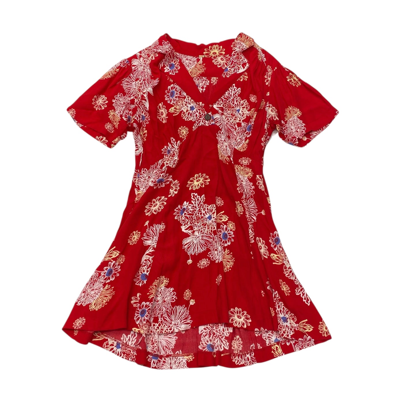 Dress Casual Midi By Free People In Red, Size:M