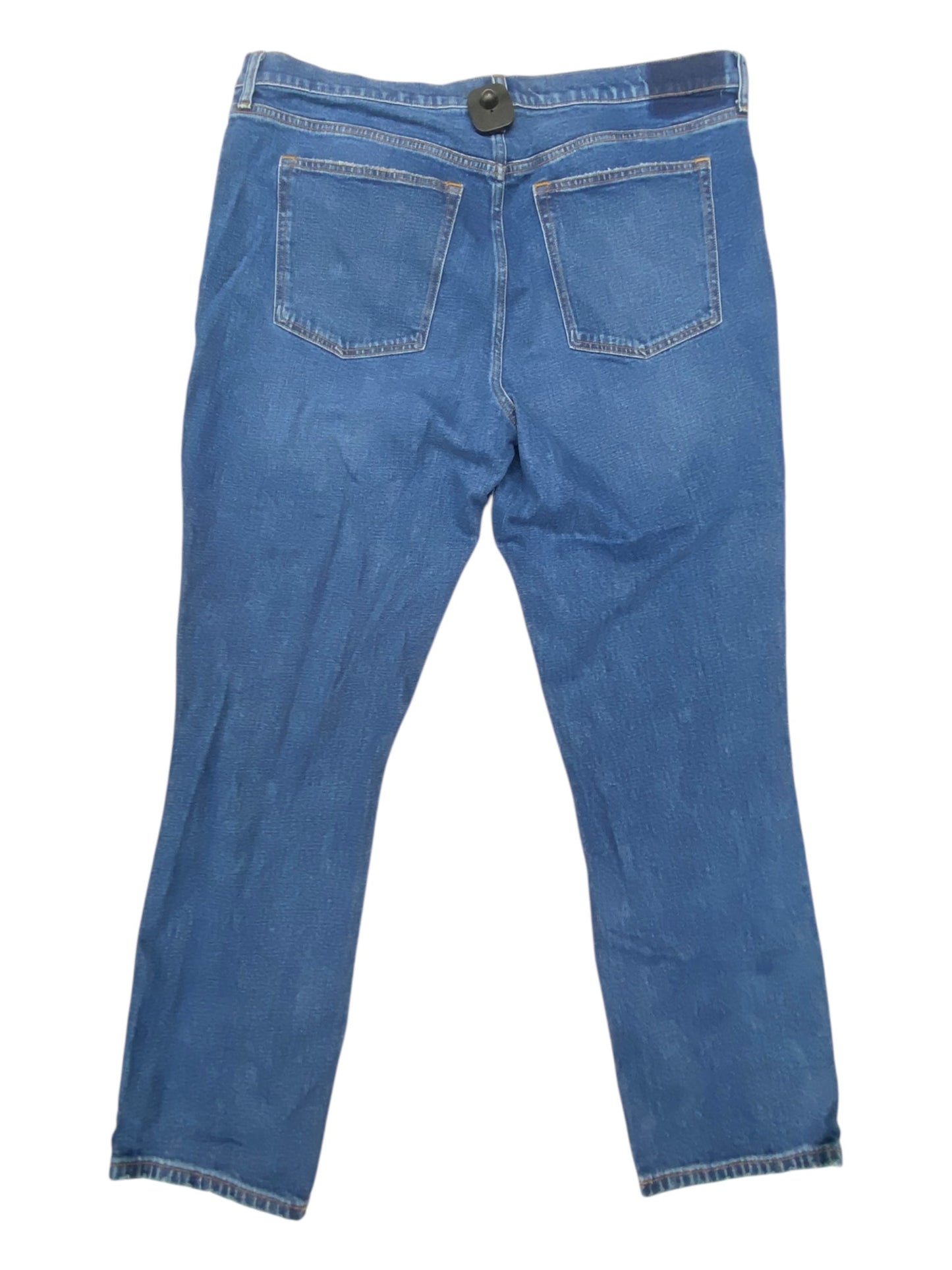 Jeans Skinny By Abercrombie And Fitch In Blue Denim, Size:18