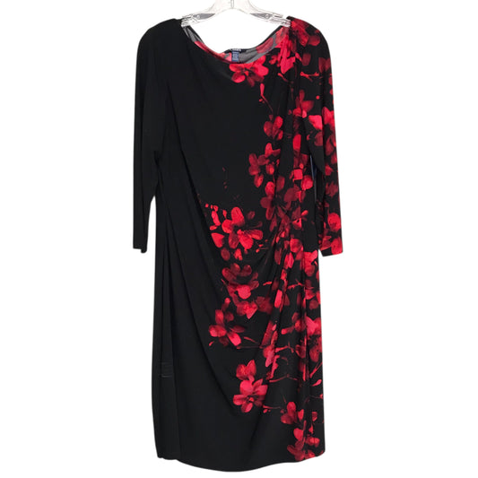 Dress Party Short By Chaps In Black & Red, Size:Xl