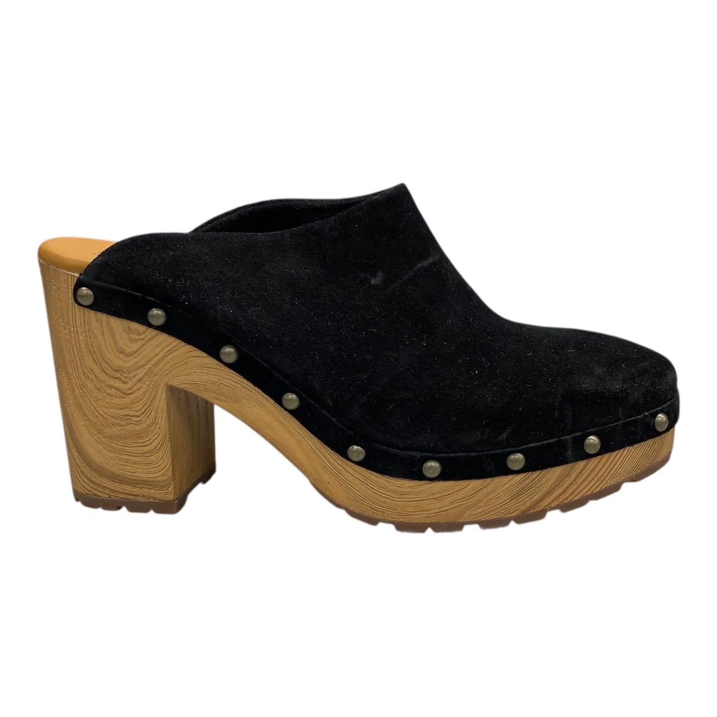 Shoes Heels Block By Kork Ease In Black, Size:8