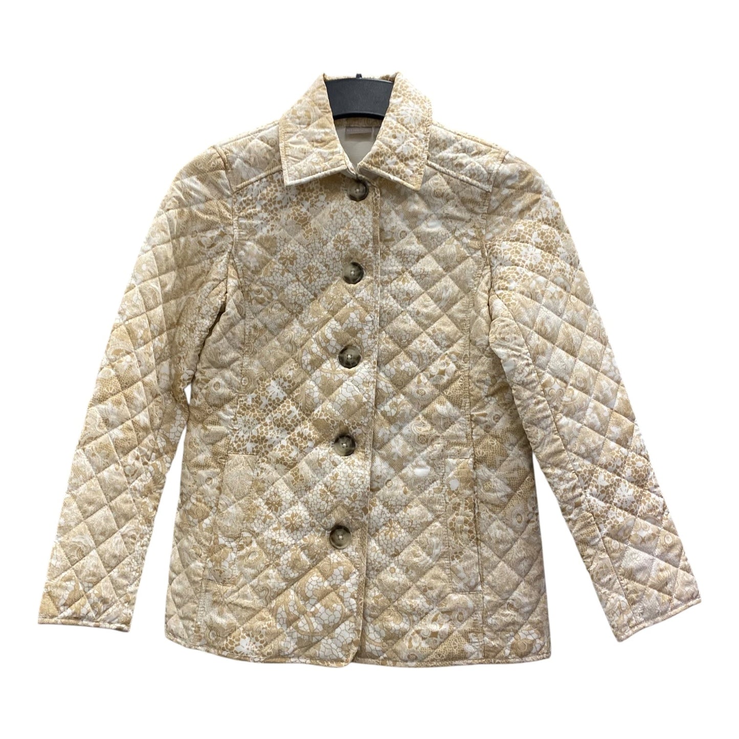Jacket Other By Chicos In Beige, Size:Xs