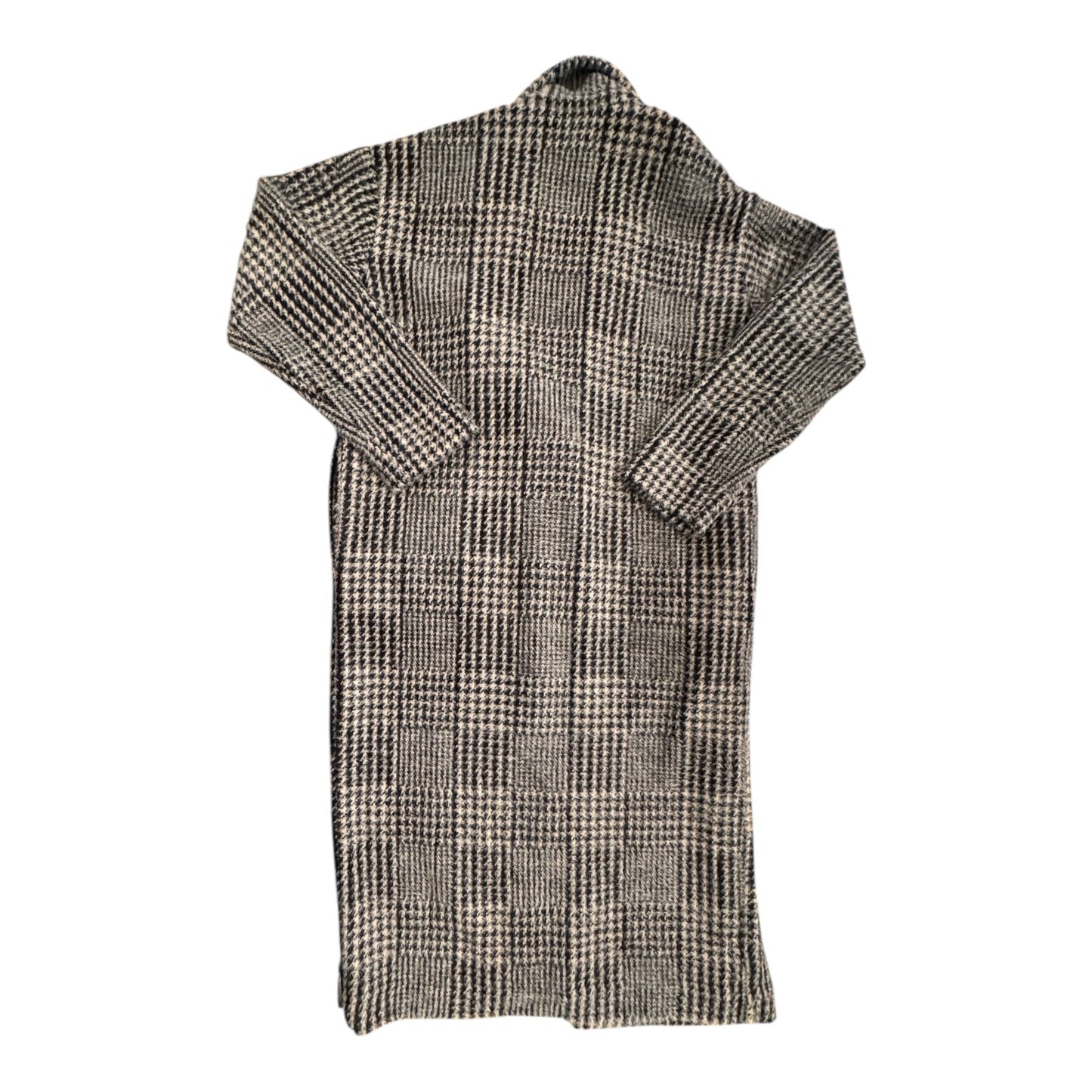 Coat Peacoat By Z Supply In Black & Cream, Size:S