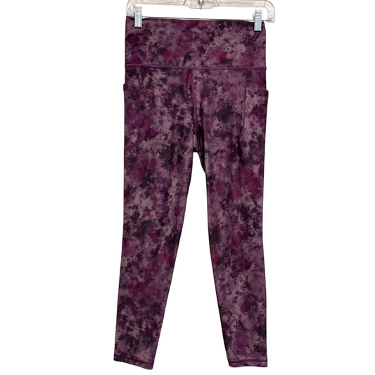 Athletic Leggings By Athleta In Tie Dye Print, Size:S