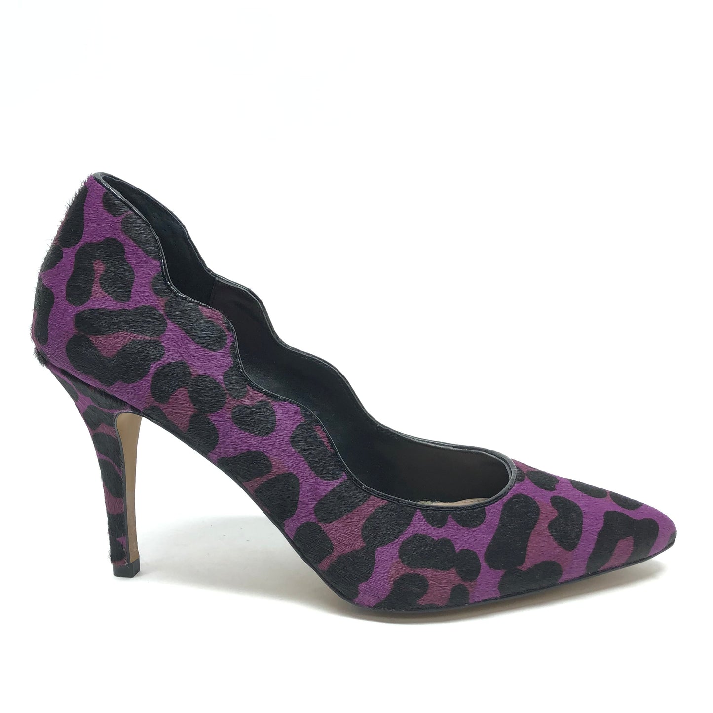 Shoes Heels Stiletto By Betsey Johnson In Black & Purple, Size: 8.5