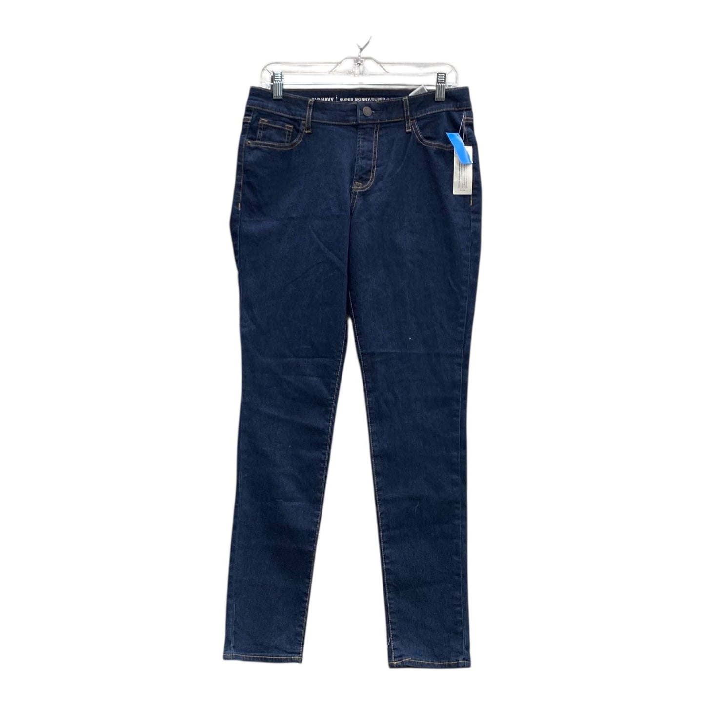 Jeans Skinny By Old Navy In Blue Denim, Size:10