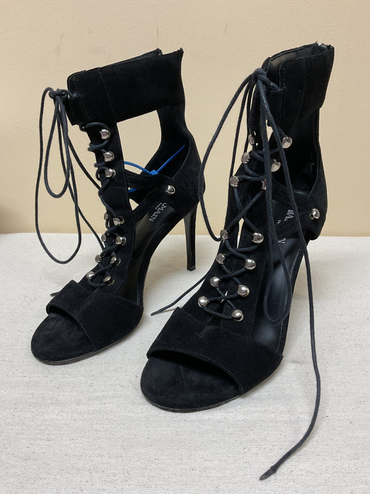 Shoes Luxury Designer By Balmain In Black, Size:8