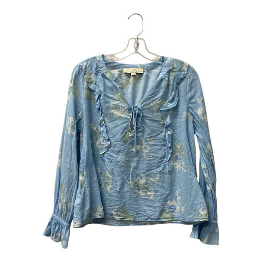 Top Ls By Loft In Blue, Size:Mp