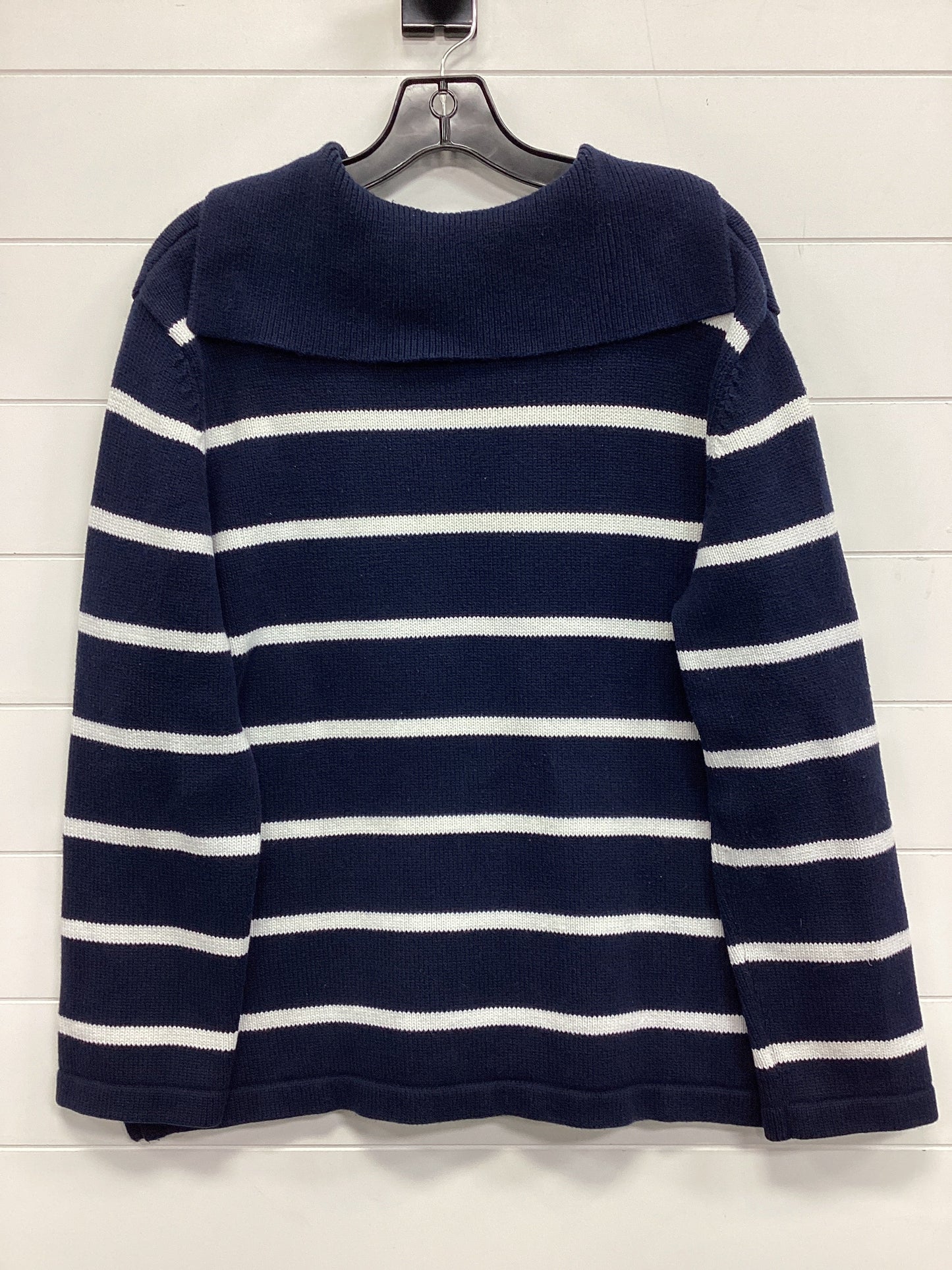 Sweater By Lauren By Ralph Lauren In Navy, Size:Xl