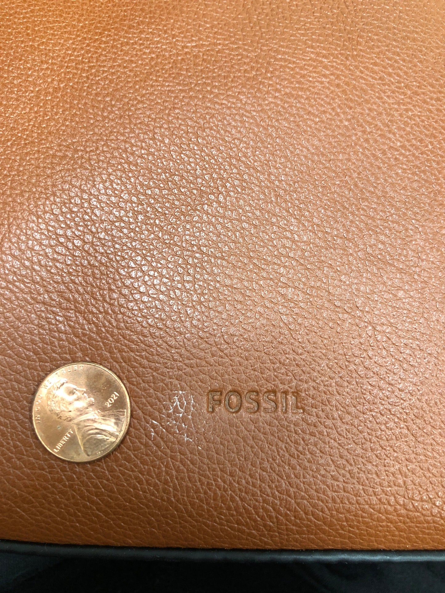 Handbag By Fossil, Size: Medium
