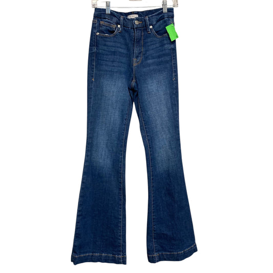 Jeans Flared By Good American In Blue Denim, Size:0