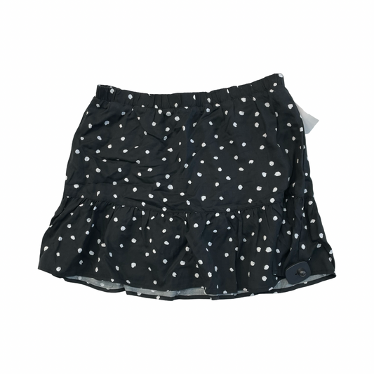Skirt Mini & Short By Cloth & Stone In Black & White, Size:S